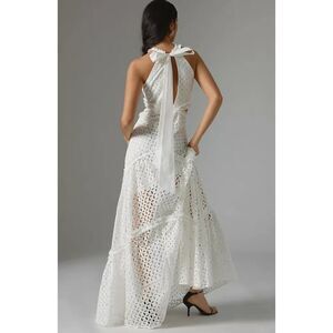 LACE The Label Eyelet Cutout Halter Dress - Size M - NWT